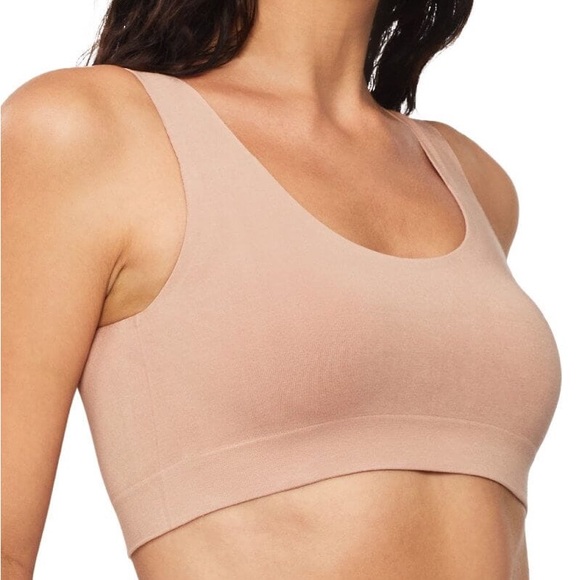 NANCY GANZ size 14/L Bamboo Essentials Lined Bralette Mahogany NWT - Picture 5 of 8